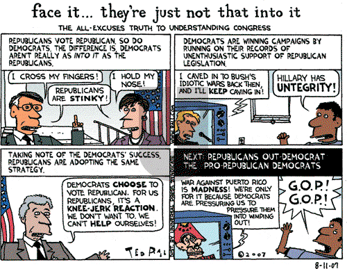 Ted Rall on Saturday August 11, 2007 Comic Strip