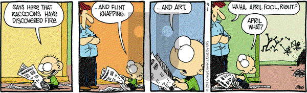 The Buckets on Friday April 1, 2011 Comic Strip