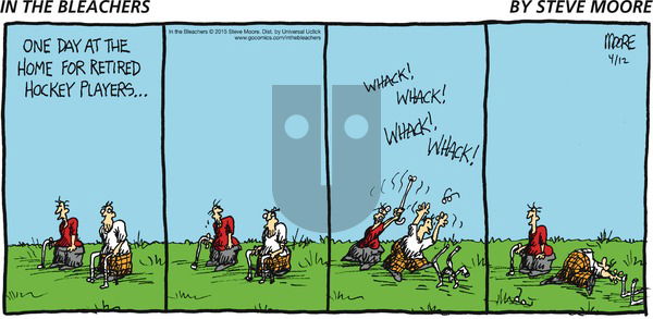 In the Bleachers on Sunday April 12, 2015 Comic Strip