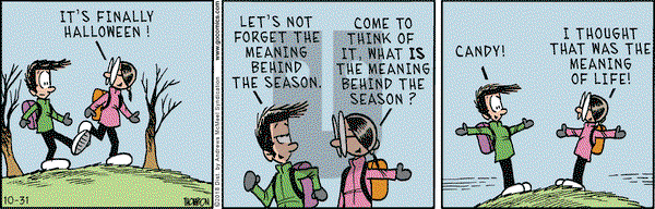 Grand Avenue on Wednesday October 31, 2018 Comic Strip