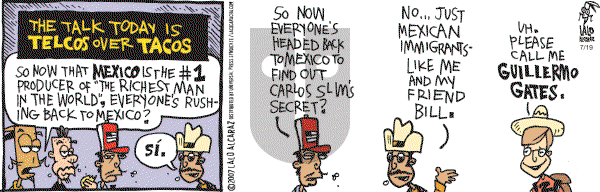 La Cucaracha on Thursday July 19, 2007 Comic Strip