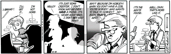 Doonesbury on Friday October 18, 1991 Comic Strip