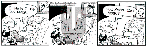 Soup to Nutz - Old on Monday October 2, 2006 Comic Strip