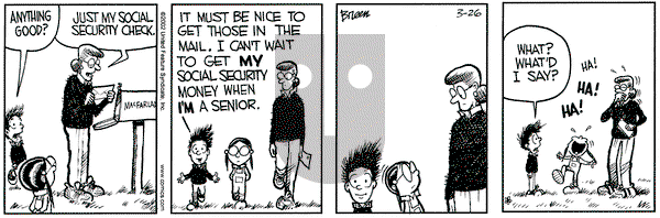Grand Avenue on Tuesday March 26, 2002 Comic Strip