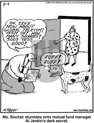 Close to Home on Friday August 4, 2000 Comic Strip