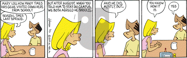 Arlo and Janis on Thursday June 11, 2009 Comic Strip