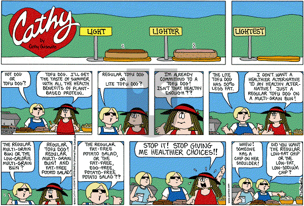 Cathy Classics - Sunday July 6, 2003 Comic Strip