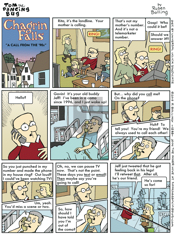 Tom the Dancing Bug - Friday October 23, 2015 Comic Strip