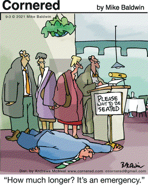 Cornered on Friday September 3, 2021 Comic Strip