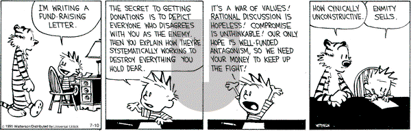 Calvin and Hobbes on Friday July 10, 2015 Comic Strip