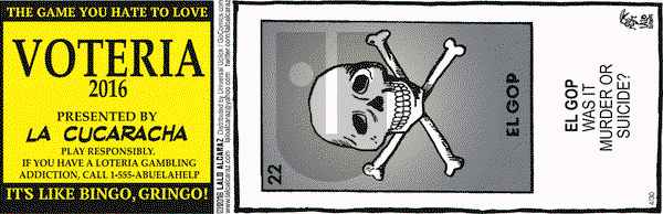 La Cucaracha on Saturday April 30, 2016 Comic Strip