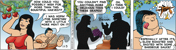 Alley Oop on Thursday November 3, 2016 Comic Strip