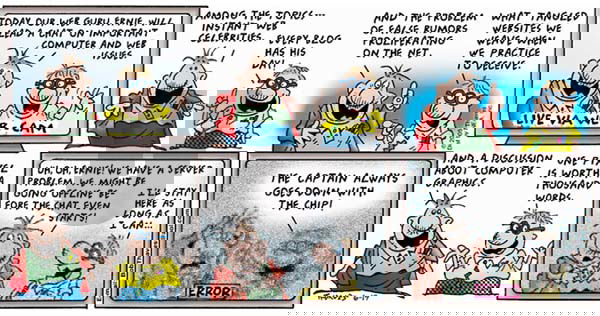 Frank and Ernest on Sunday June 19, 2005 Comic Strip