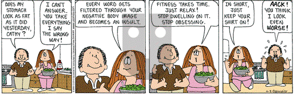 Cathy Classics on Friday June 8, 2001 Comic Strip