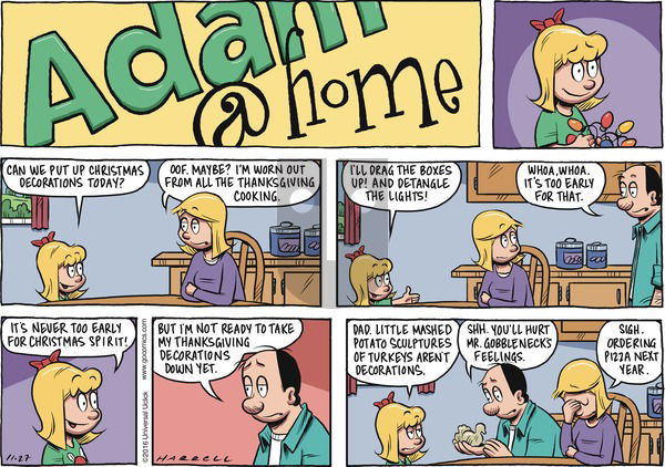 Adam@Home on Sunday November 27, 2016 Comic Strip