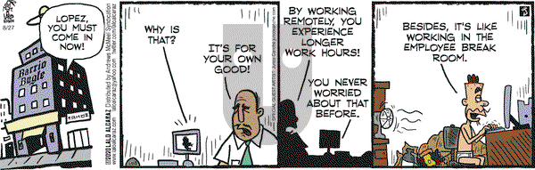 La Cucaracha on Thursday August 27, 2020 Comic Strip