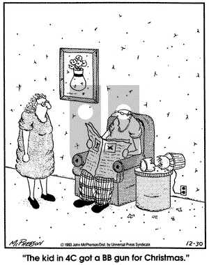 Close to Home on Thursday December 30, 1993 Comic Strip