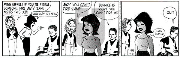 Luann on Tuesday April 30, 2002 Comic Strip