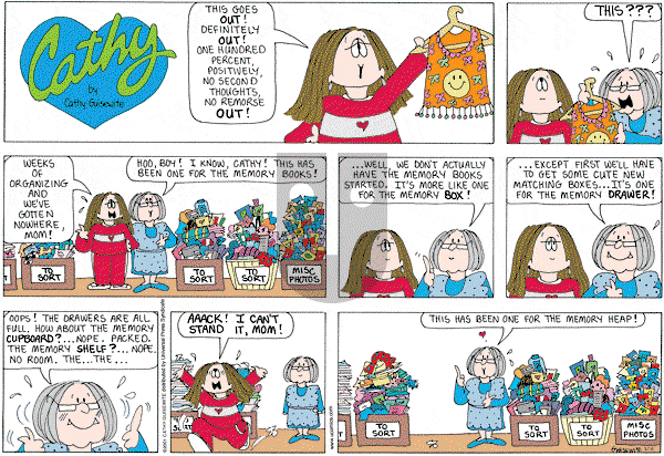 Cathy Classics - Sunday March 18, 2007 Comic Strip