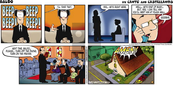 Baldo on Sunday January 19, 2003 Comic Strip