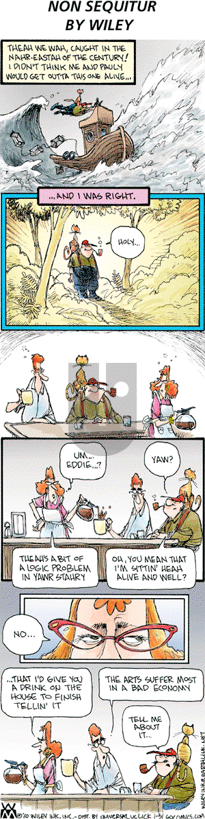 Non Sequitur on Sunday January 31, 2010 Comic Strip