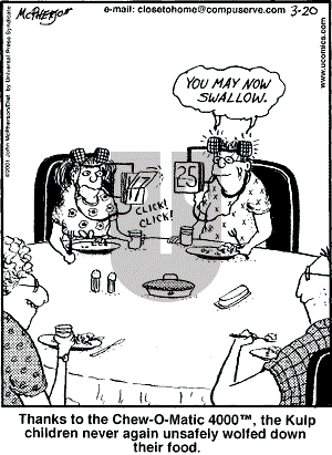 Close to Home - Tuesday March 20, 2001 Comic Strip
