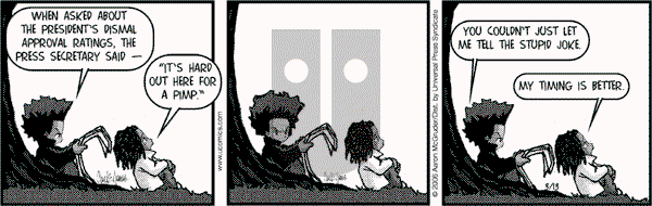 The Boondocks on Monday October 14, 2013 Comic Strip
