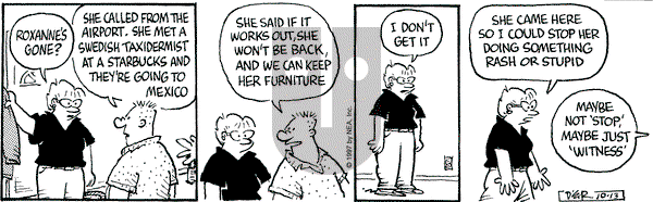 Betty on Monday October 13, 1997 Comic Strip