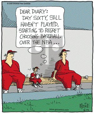 In the Bleachers on Friday June 12, 2009 Comic Strip