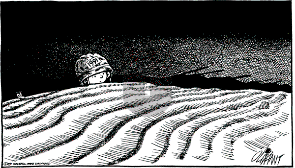 Pat Oliphant - Thursday December 27, 1990 Comic Strip