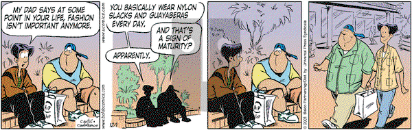 Baldo on Saturday December 1, 2001 Comic Strip