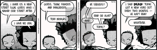 The Boondocks on Monday May 19, 2014 Comic Strip