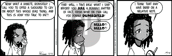 The Boondocks on Saturday December 17, 2011 Comic Strip