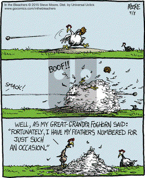 In the Bleachers on Friday May 8, 2015 Comic Strip