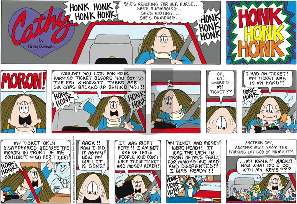 Cathy Classics on Sunday March 13, 2011 Comic Strip