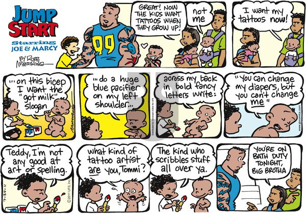 JumpStart on Sunday July 24, 2011 Comic Strip
