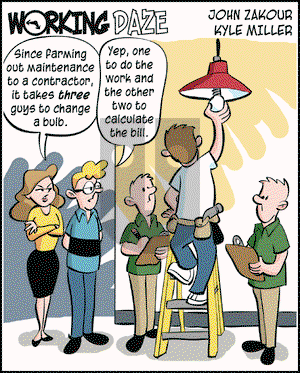 Working Daze on Friday July 25, 2003 Comic Strip