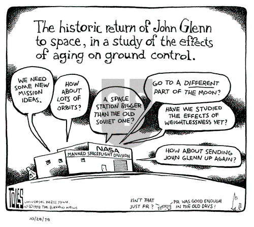 Tom Toles on Wednesday October 28, 1998 Comic Strip