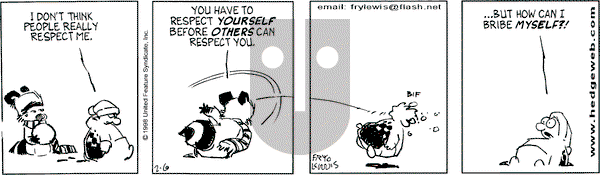 Over the Hedge on Wednesday April 1, 1998 Comic Strip