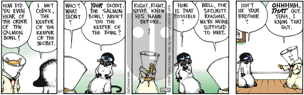 Get Fuzzy on Friday September 7, 2012 Comic Strip