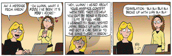 Luann on Friday October 27, 2006 Comic Strip