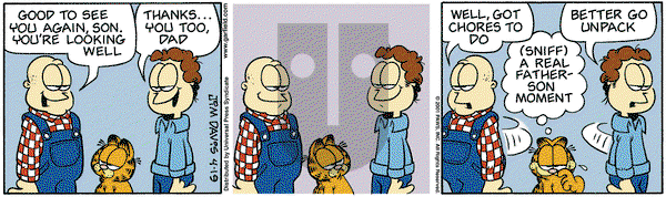 Garfield - Thursday April 19, 2001 Comic Strip