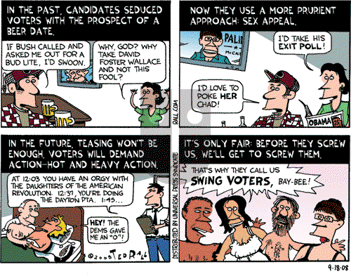 Ted Rall on Thursday September 18, 2008 Comic Strip