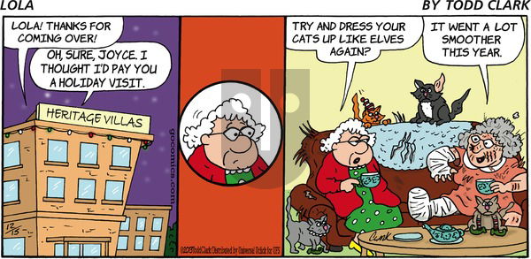 Lola on Sunday December 15, 2013 Comic Strip