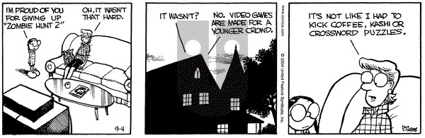 Grand Avenue on Saturday September 4, 2004 Comic Strip
