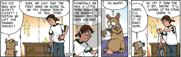 Get Fuzzy on Monday March 7, 2011 Comic Strip