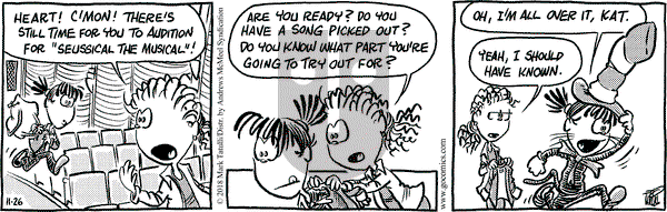 Heart of the City on Monday November 26, 2018 Comic Strip