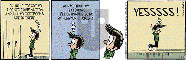 Grand Avenue on Thursday September 18, 2014 Comic Strip