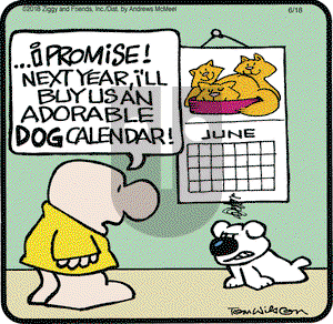 Ziggy on Monday June 18, 2018 Comic Strip