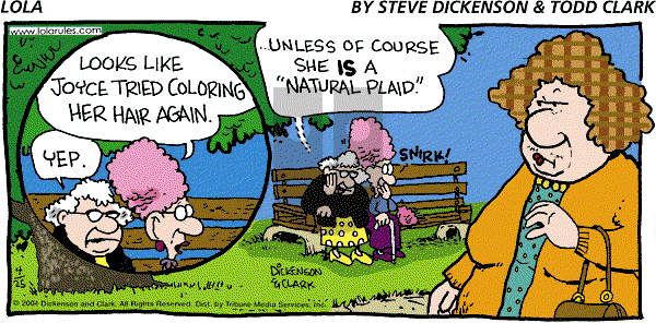 Lola on Sunday April 25, 2004 Comic Strip